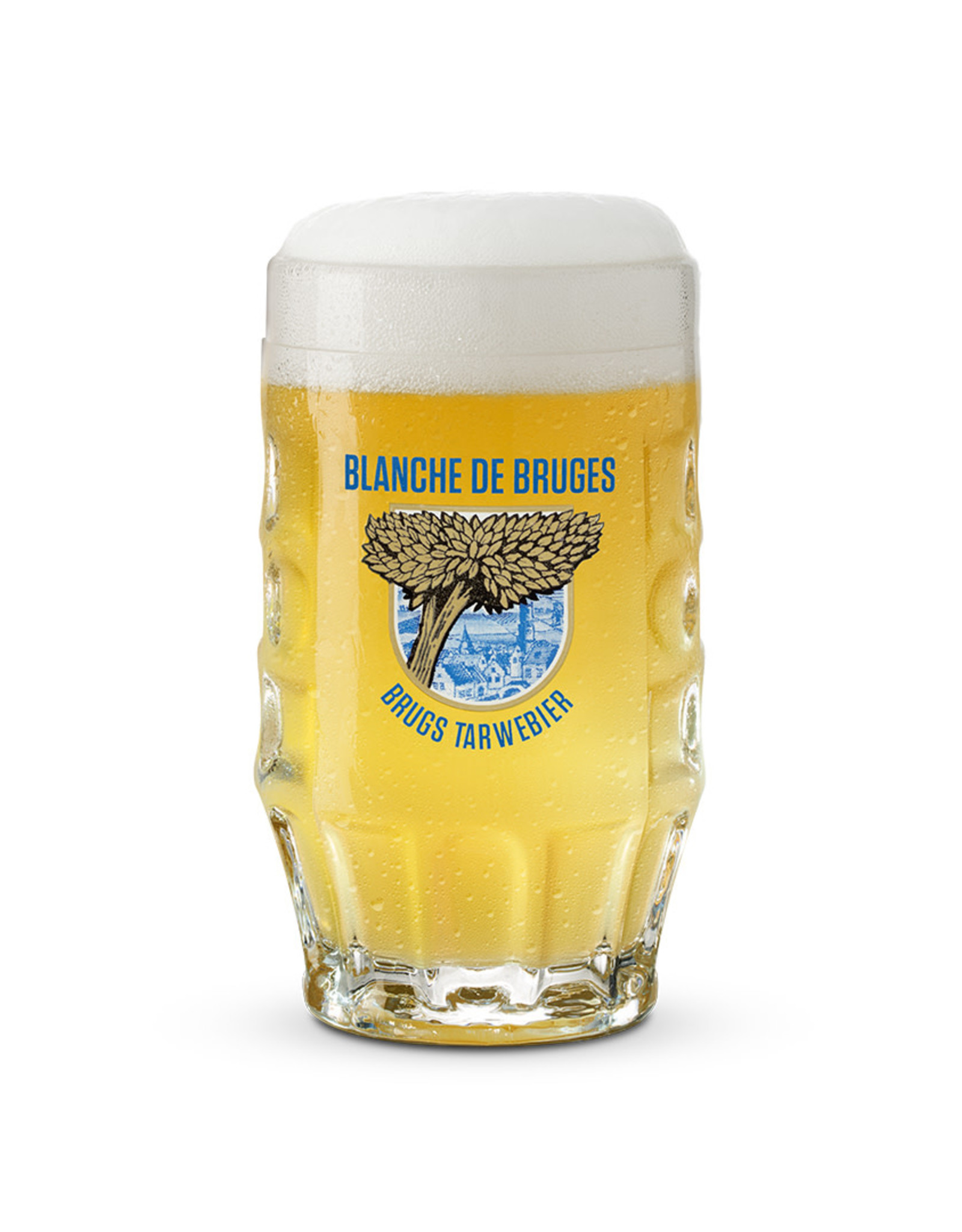 Brugs Tarwebier Blanche de Bruges glas 50 cl