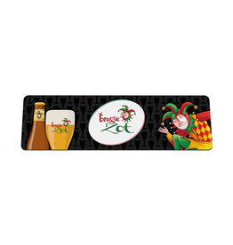 Brugse Zot Brugse Zot tapis de comptoir noir