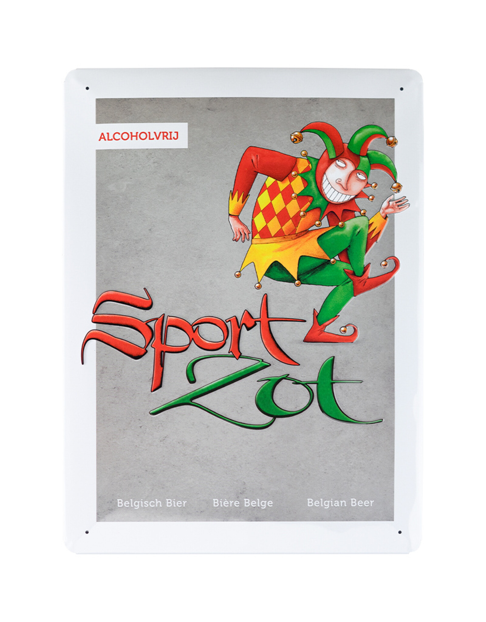 Sport Zot Sportzot metalen pancarte