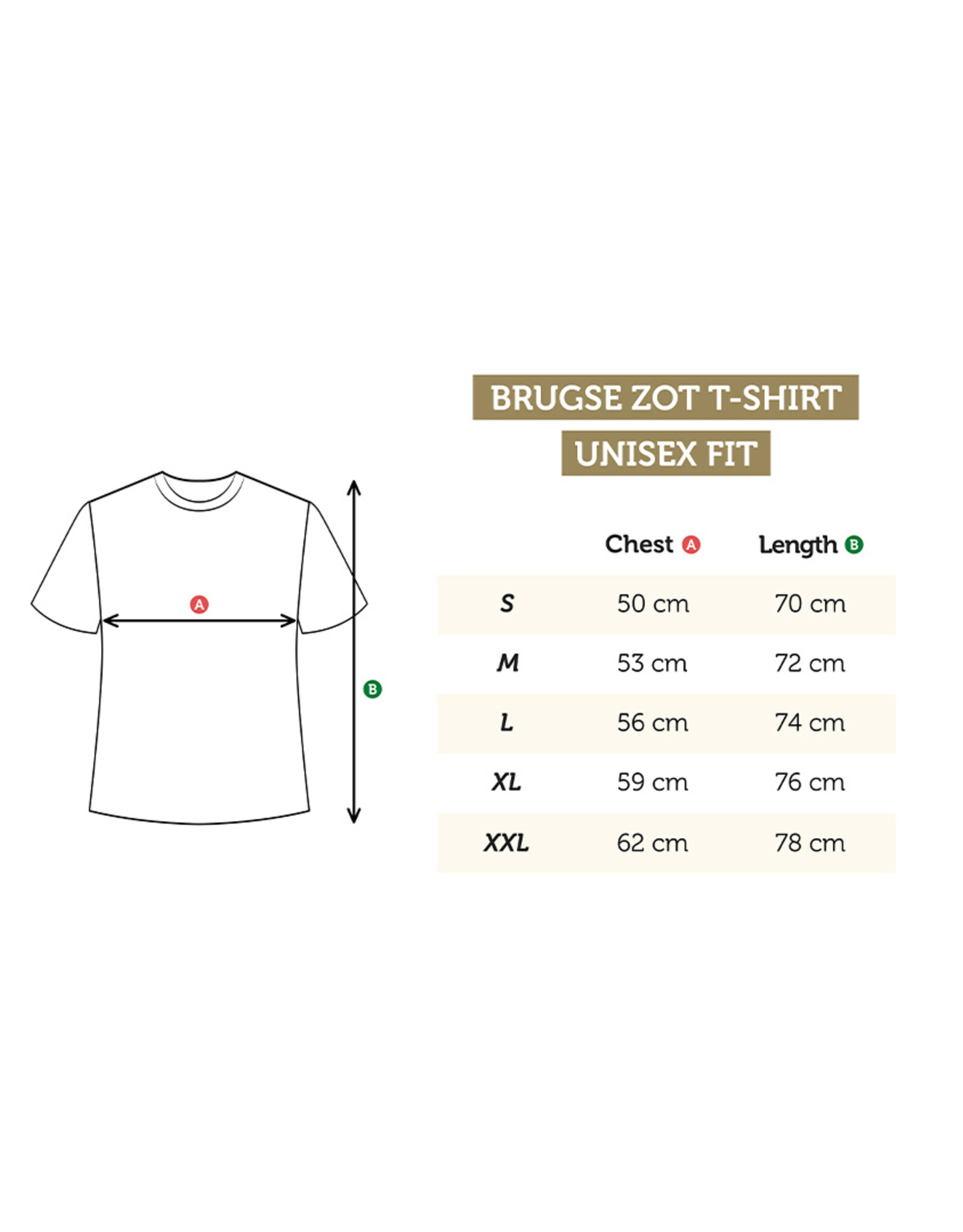 Brugse Zot Brugse Zot T-shirt zwart