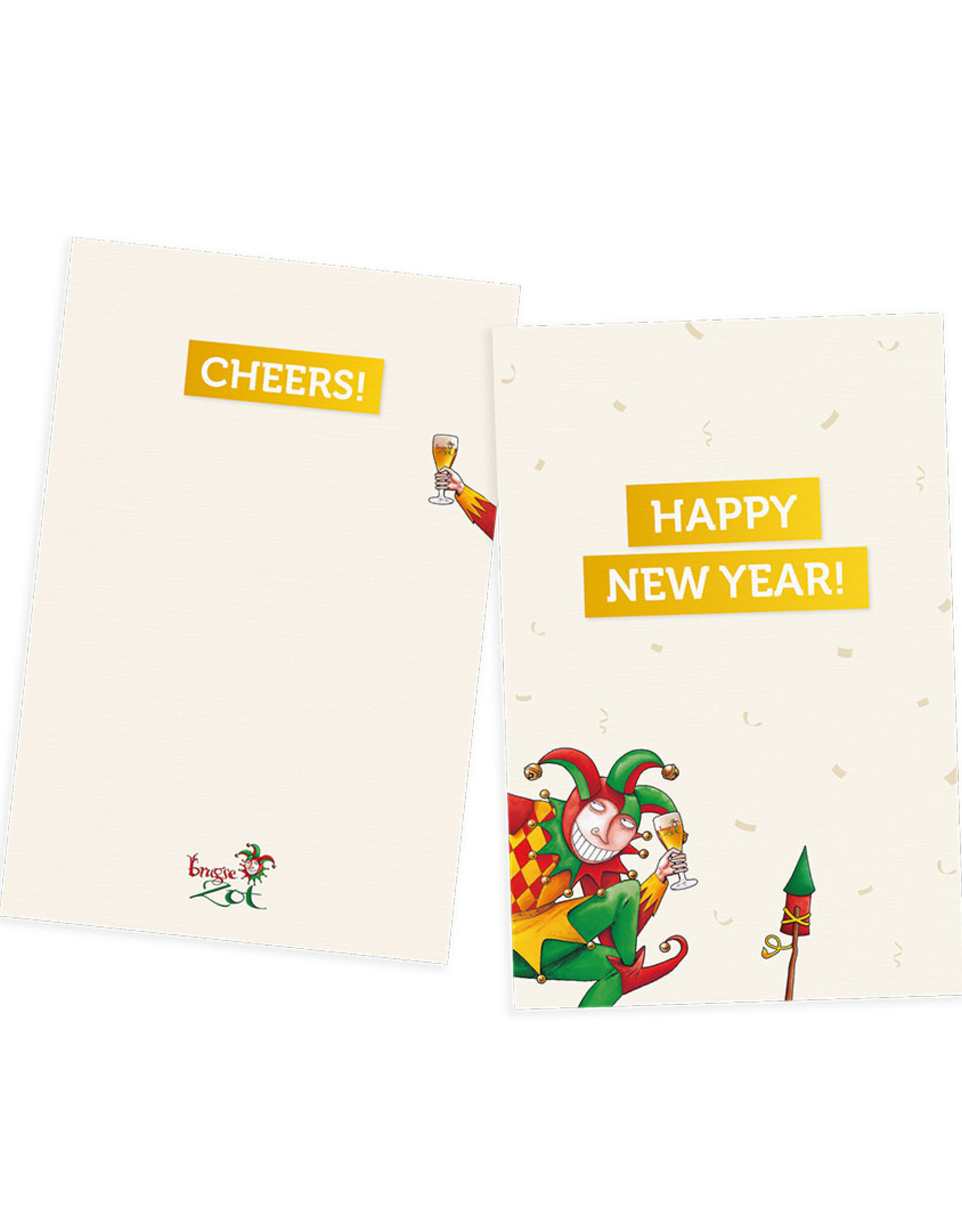 Brugse Zot Greeting card New Year