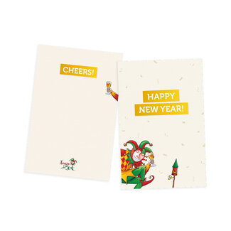 Brugse Zot Carte de vœux New Year