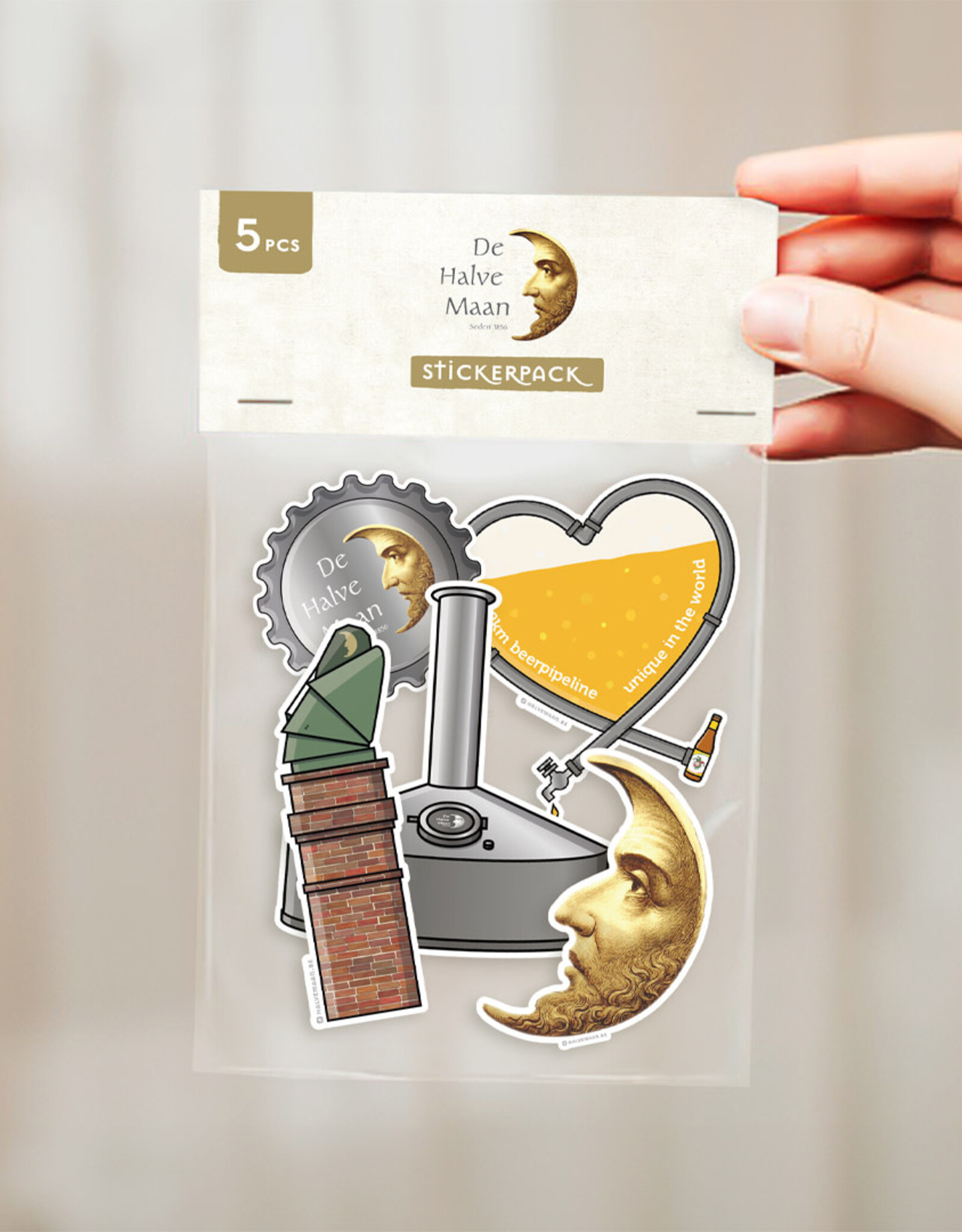 Brouwerij Halve Maan De Halve Maan sticker set
