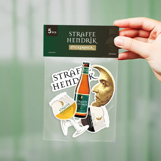 Straffe Hendrik sticker set