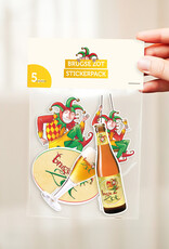 Brugse Zot Brugse Zot sticker set