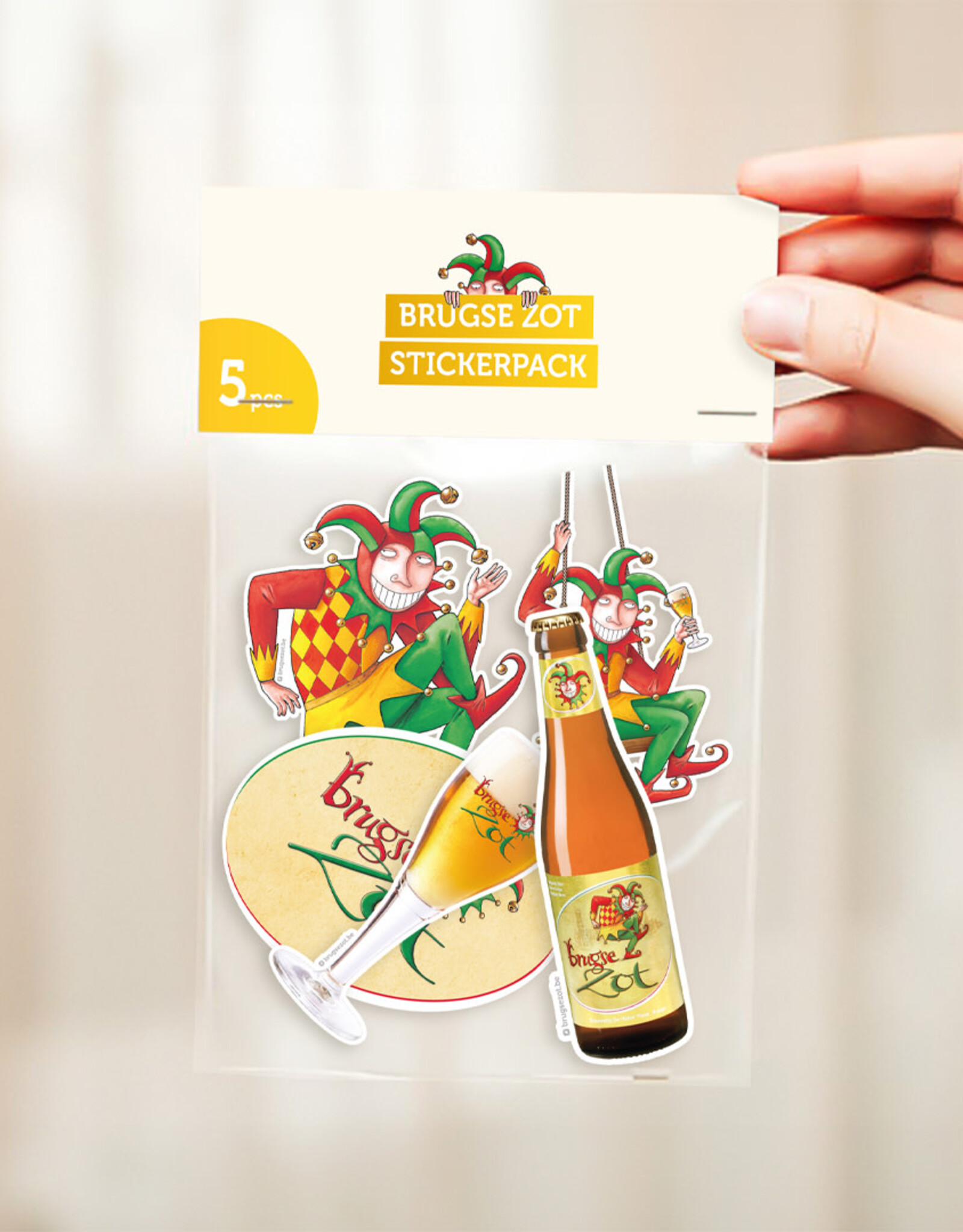 Brugse Zot Brugse Zot sticker set