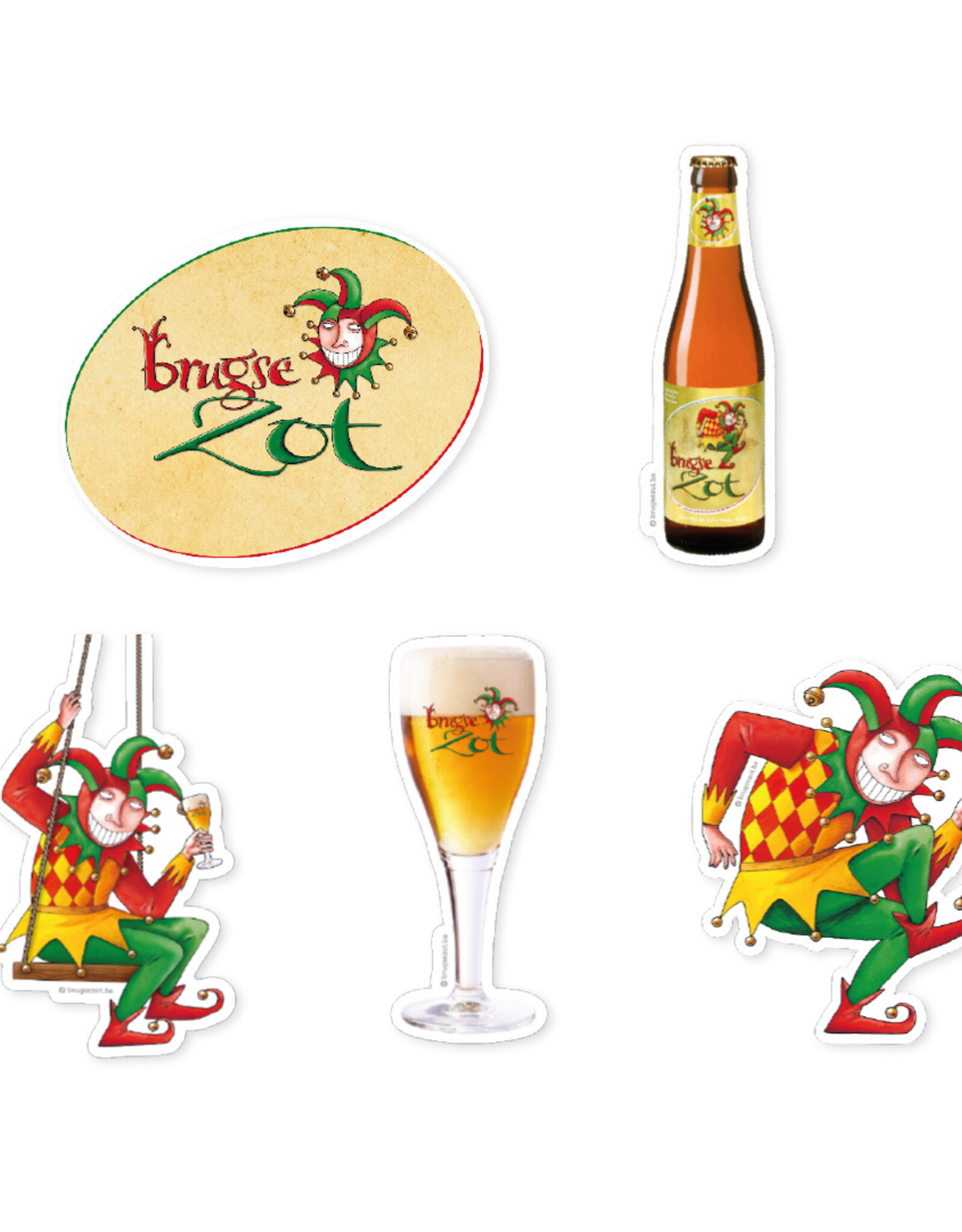 Brugse Zot Brugse Zot stickerset