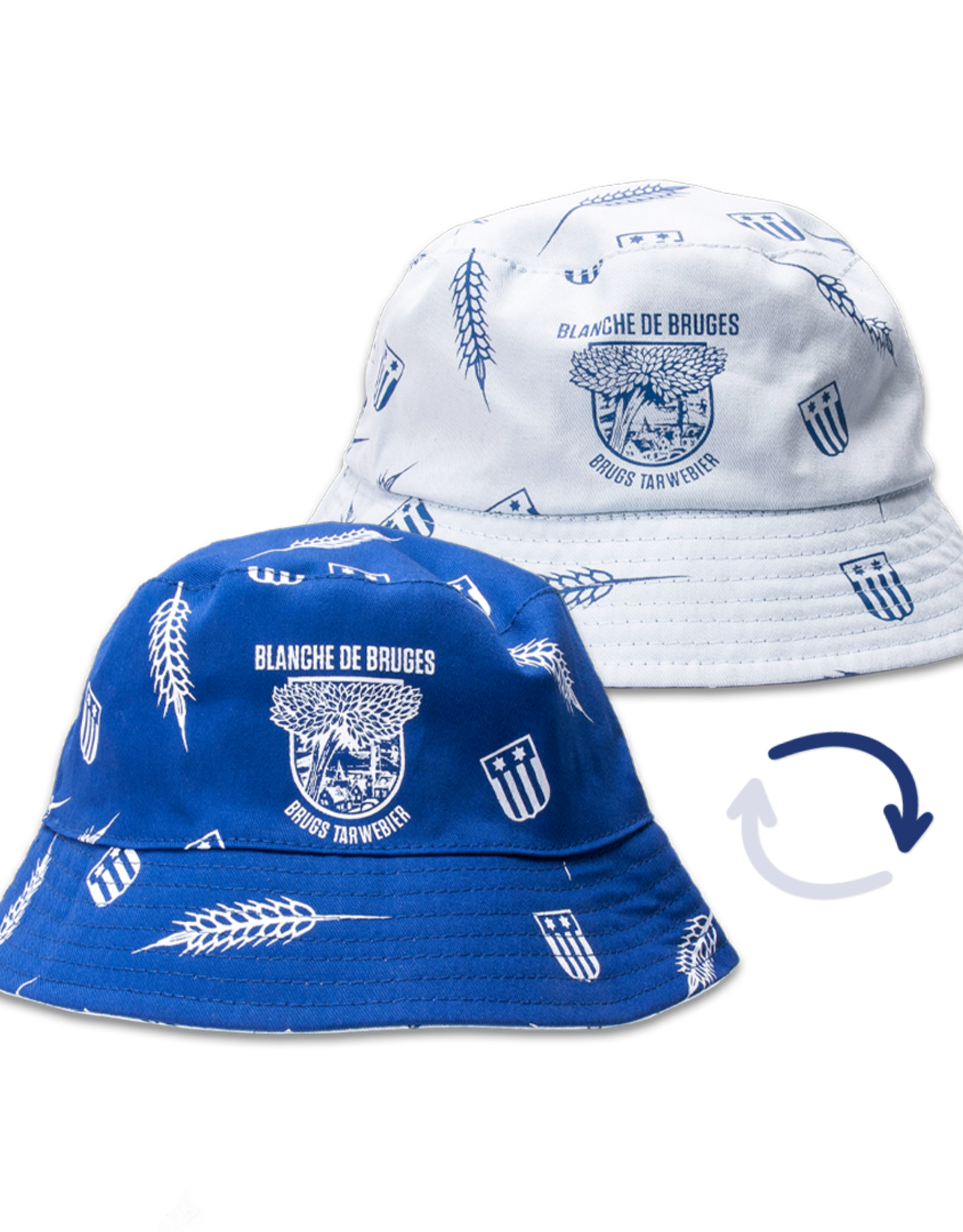 Brugs Tarwebier Blanche de Bruges bucket hat