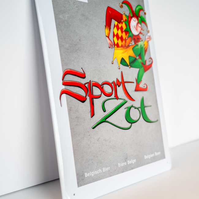 Sportzot pancarte métaux