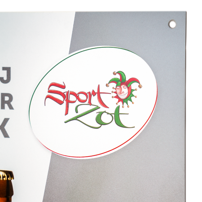 Sportzot pancarte en plastique