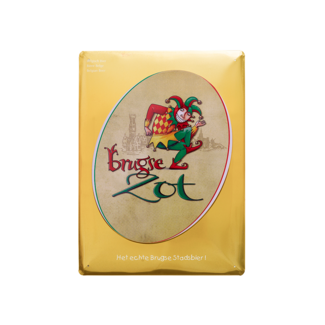 Brugse Zot Brugse Zot metalen pancarte