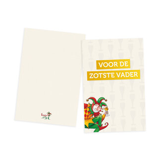 Brugse Zot Wenskaart Zotte vader