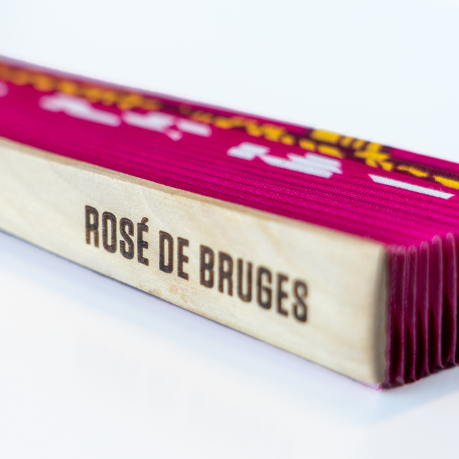 Rosé de Bruges handwaaier