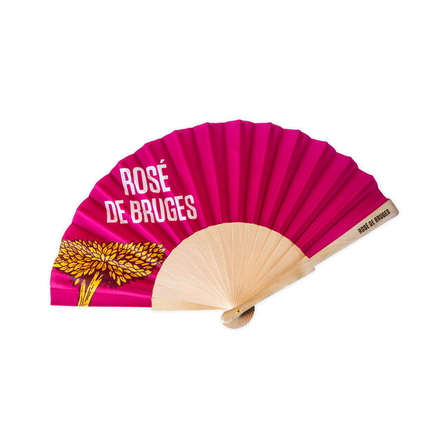 Rosé de Bruges handwaaier