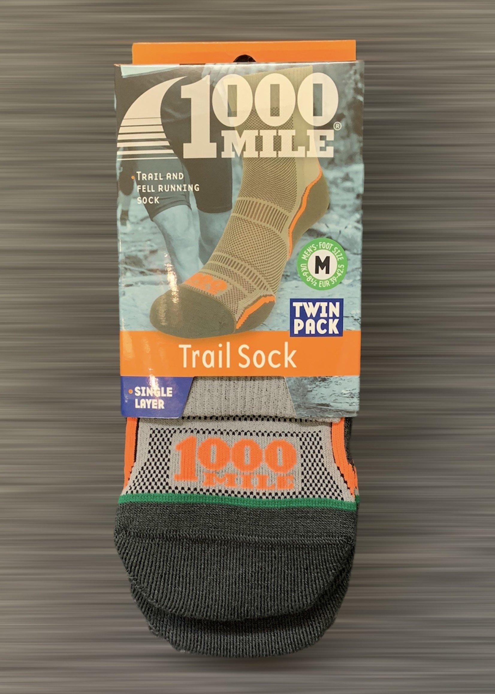 1000 mile 1000 Mile Trail Sock Twin Pack - Mens