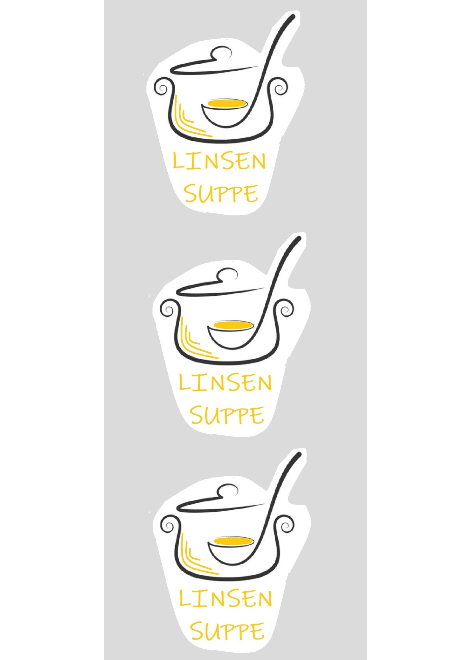 ClipCase Kaliber 63 Linsensuppe, gerafft , CleverCase Multi Kellen Druck Serie