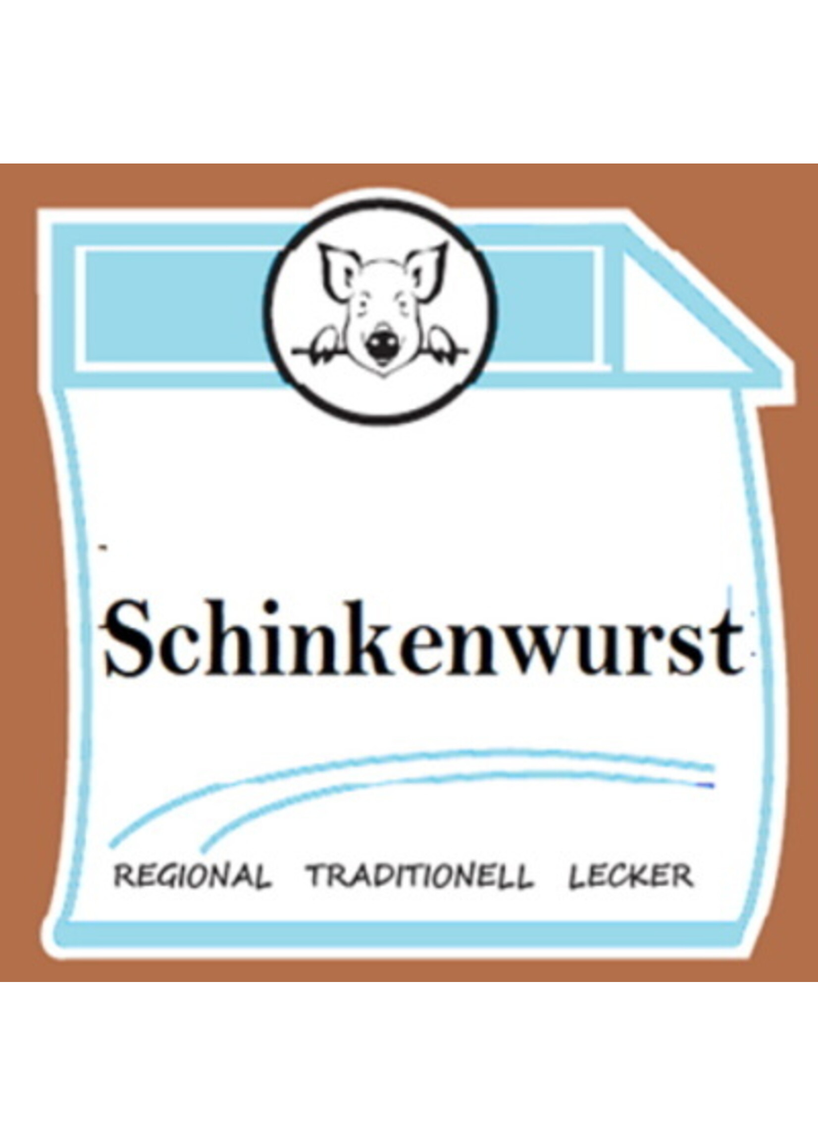 ClipCase 55 Schinkenwurst, gerafft , CleverCase Multi F braun- RTL-Druckserie