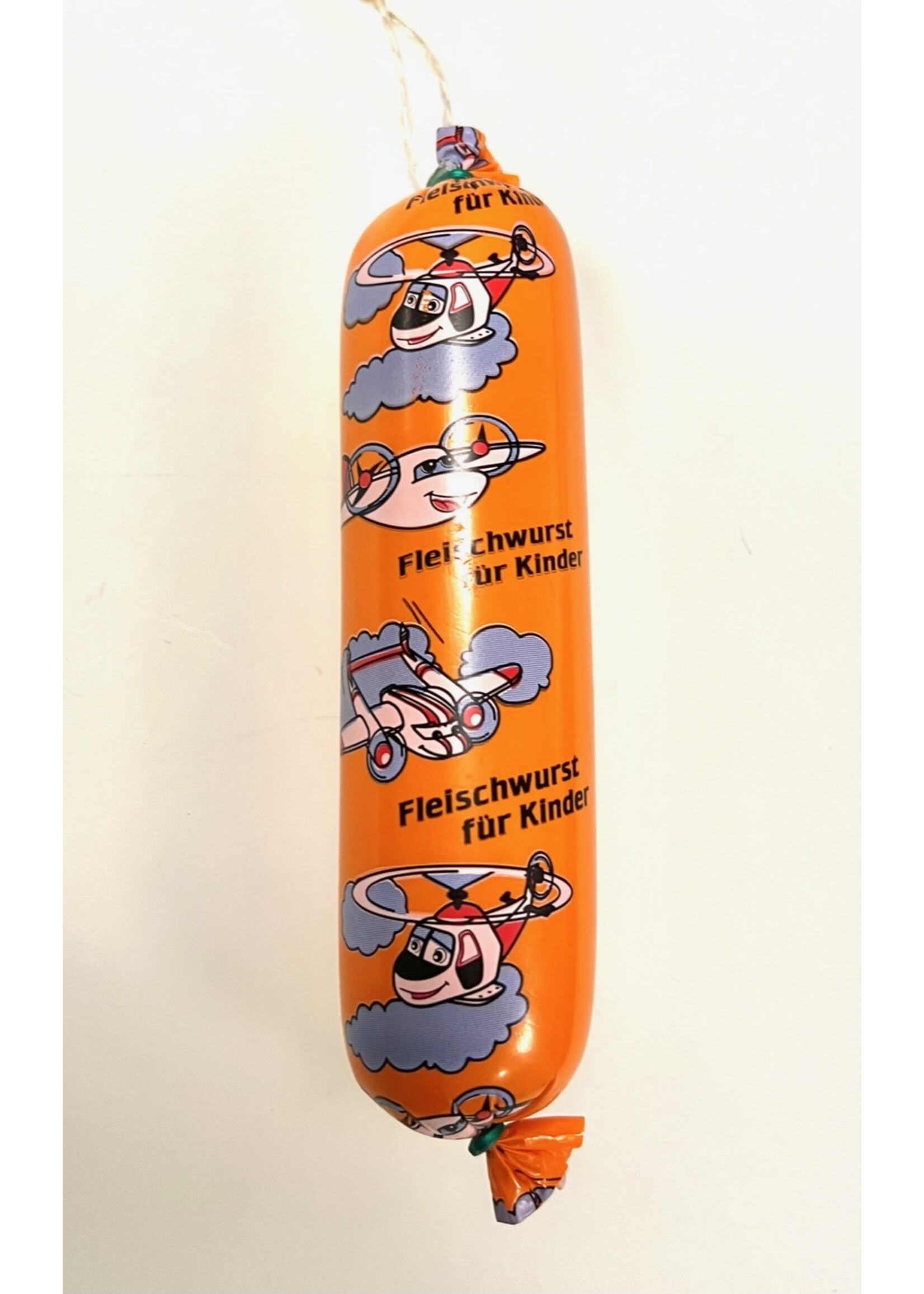 ClipCase 35 Fleischwurst für Kids "Flieger", Kaliber 35, gerafft , 6-Farbendruck, CleverCase Multi Gelb