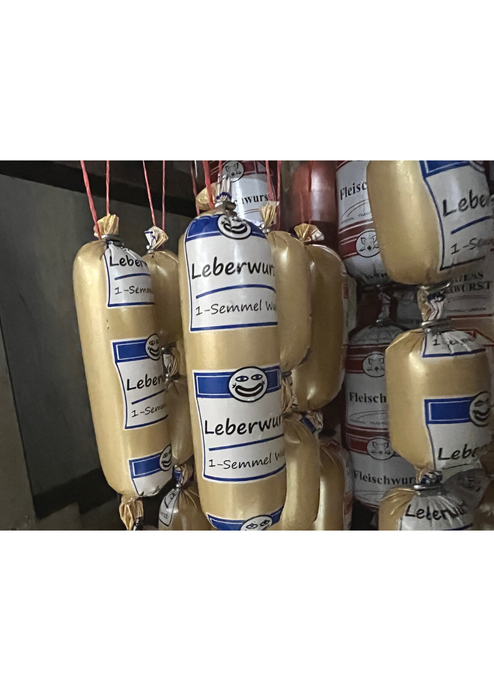 ClipCase 34 - 1-Semmel-Leberwurst, 20m gerafft , CleverCase Multi  U, Druck 3-farbig