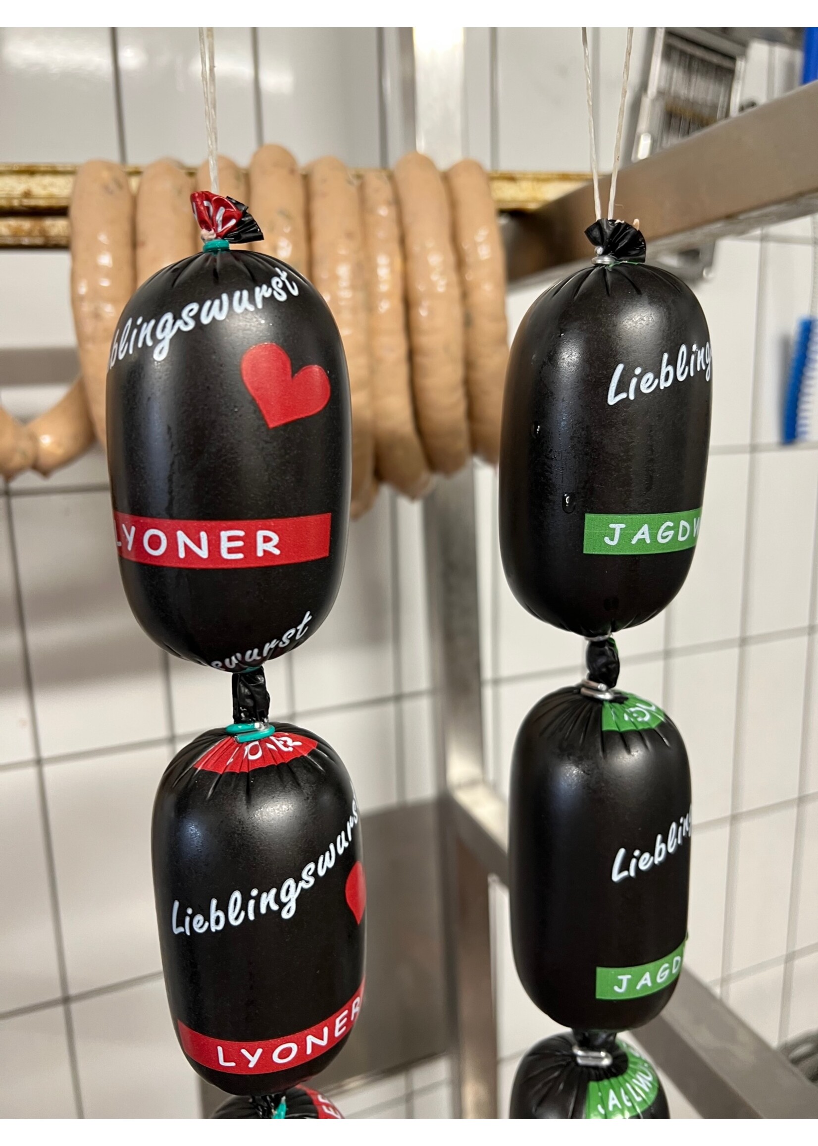 ClipCase Ø 53 Bierschinken Lieblingswurst, 25m gerafft , CleverCase Multi F schwarz - Modern-Serie
