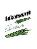 ClipCase 43 Leberwurst mit Schnittlauch  -  33,4m gerafft , CleverCase Multi Weiß