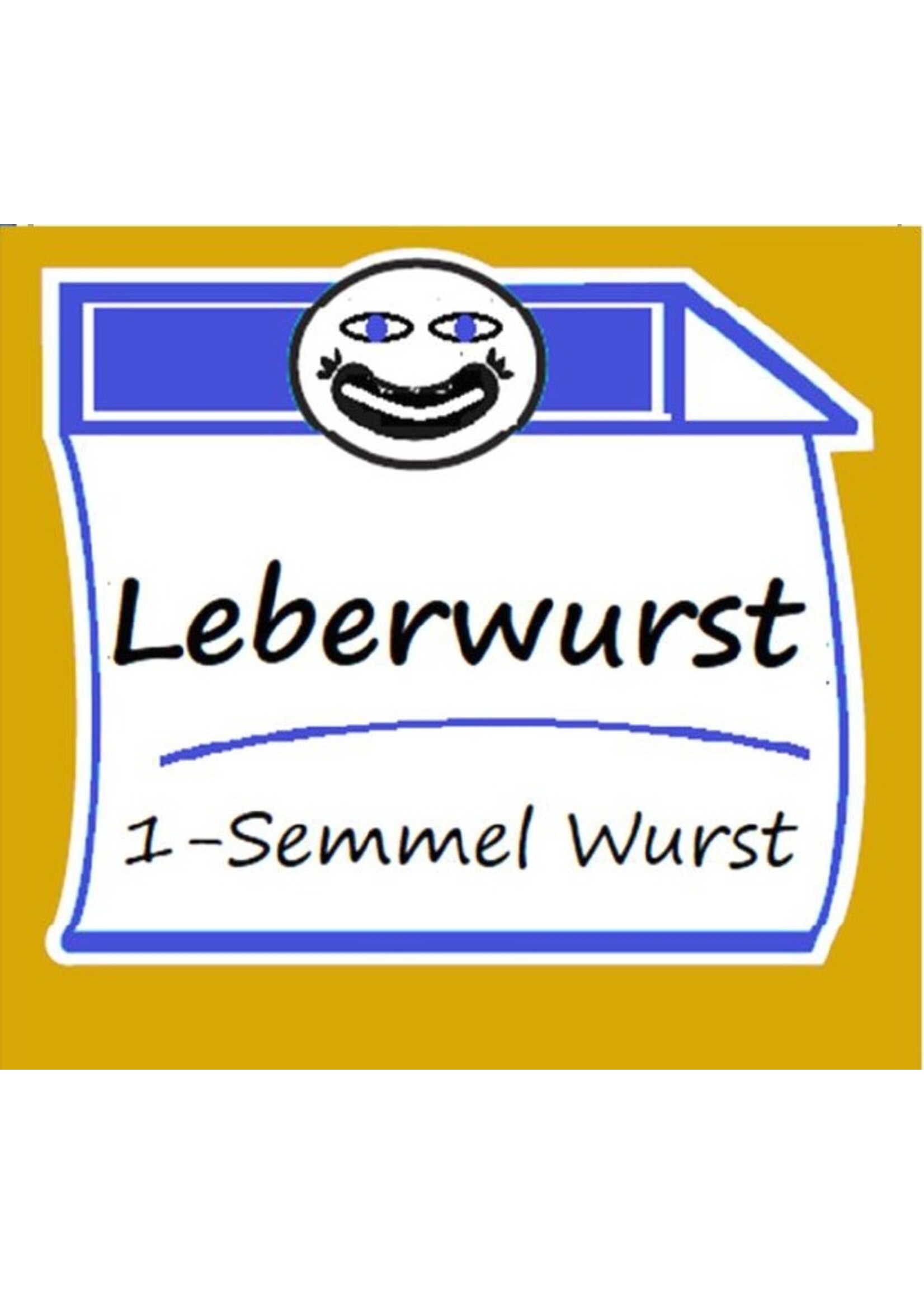ClipCase 34 - 1-Semmel-Leberwurst, 20m gerafft , CleverCase Multi  U, Druck 3-farbig