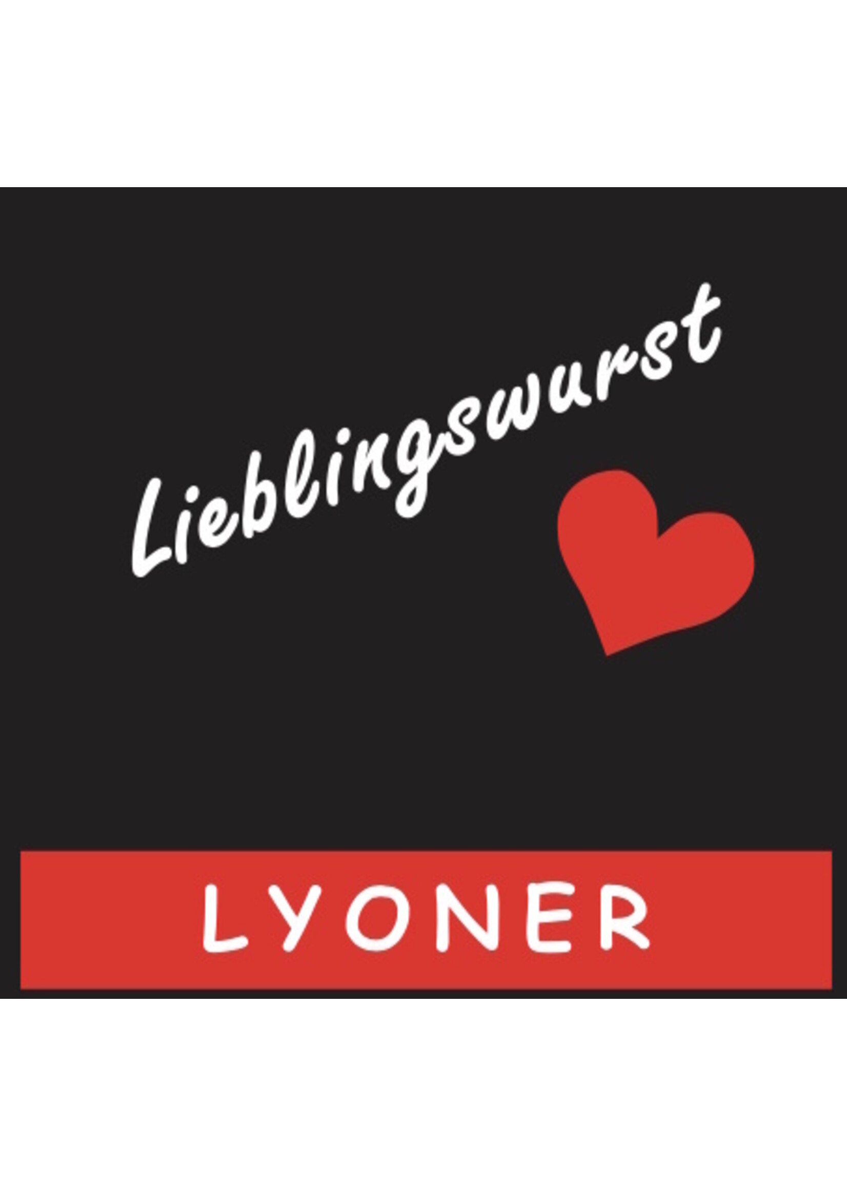 ClipCase Ø 53 Lyoner Lieblingswurst, 25m gerafft , CleverCase Multi F schwarz - Modern-Serie