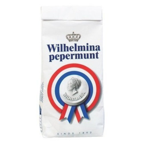 Wilhelmina Pepermunt Zakje 200 Gram Wilhelmina Pepermunt Zakje 200 Gram