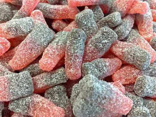Astra Sweets Astra - Cherry Cola Flesjes Zuur 250 Gram