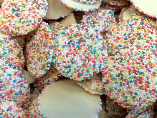 Pastel Flikken Witte Chocolade 200 Gram afbeelding