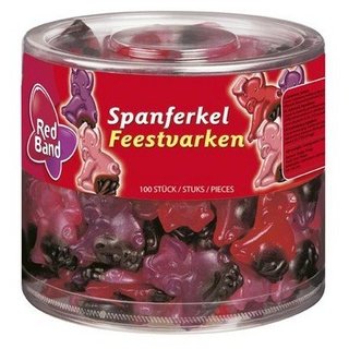 Red Band Silo Feestvarken Winegums 100 Stuks 1200 Gram