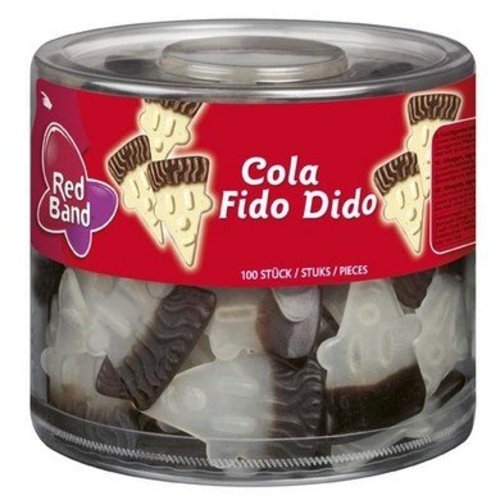 Red Band Fido Dido Cola 1100 Gram 100 Stuks Red Band Fido Dido Cola 1100 Gram 100 Stuks