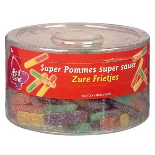 Red Band Silo Zure Frietjes 100 Stuks 1200 Gram Red Band Silo Zure Frietjes 100 Stuks 1200 Gram