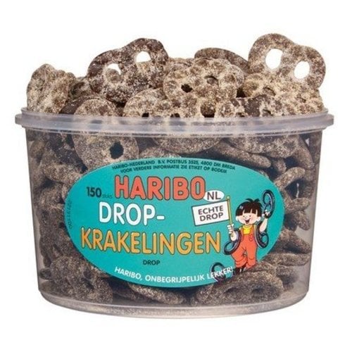 Haribo Silo Drop Krakelingen 150 Stuks 1050 Gram
