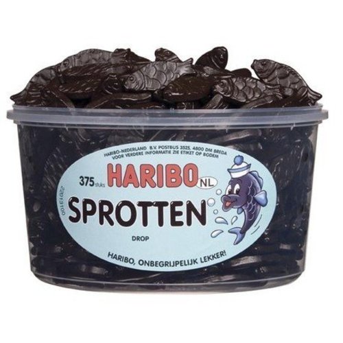 Haribo Silo Drop Sprotten 375 Stuks