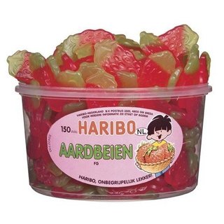 Haribo Silo Winegum Aardbeien 150 Stuks 1350 Gram
