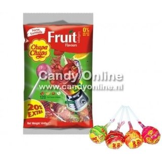 Chupa Chups - Lolly's Fruit 100 + 20 Gratis
