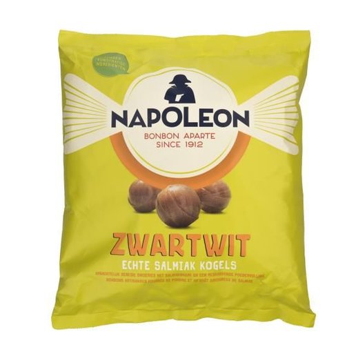 Napoleon - Zwart Wit Kogels 1 Kilo (Halal) Napoleon - Zwart Wit Kogels 1 Kilo (Halal)