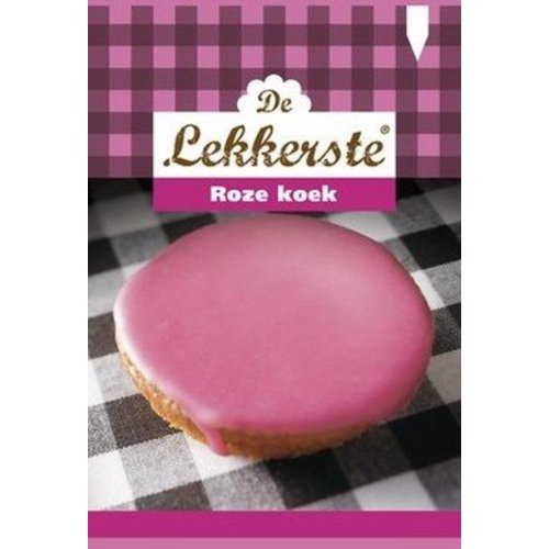 De Lekkerste Roze Koek 55 Gram 18 Stuks