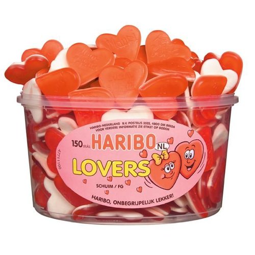 Haribo Silo Lovers 150 Stuks 1200 Gram Haribo Silo Lovers 150 Stuks 1200 Gram