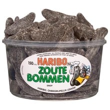 Haribo Silo Zoute Bommen 150 Stuks 1350 Gram