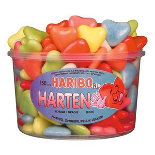 Haribo Silo Schuimharten 150 Stuks 1050 Gram