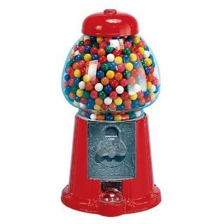Kauwgomballen Automaat Rood Middel 23cm