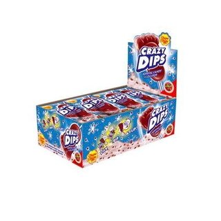Chupa Chups - Crazy Dips Cola Lolly + Knetter 24 Stuks