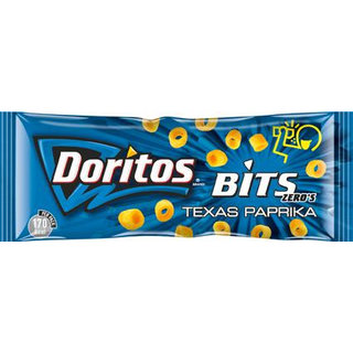Doritos Bits Zeros Texas Paprika (blauw) 33 Gram 30 Stuks