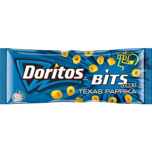 Doritos Bits Zeros Texas Paprika (blauw) 33 Gram 30 Stuks