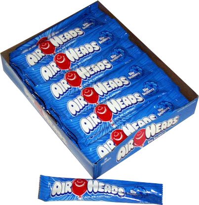 Airheads AirHeads Blue Raspberry 15,6 Gram Airheads AirHeads Blue Raspberry 15,6 Gram