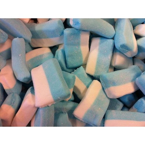 Blok Spek Wit/Blauw 15 Stuks Blok Spek Wit/Blauw 15 Stuks
