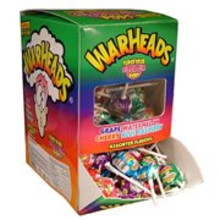 Warheads Mega Lollie 100 Stuks