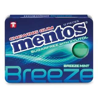 Mentos Breeze Mint  Suikervrij 12 Stuks